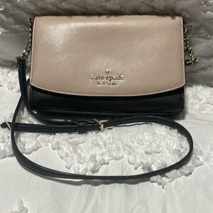 Kate Spade Staci colorblock small flap box wallet crossbody purse